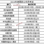 公务员考试时间表2020,2020年公务员考试时间表概览